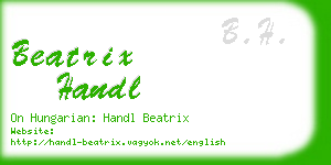 beatrix handl business card